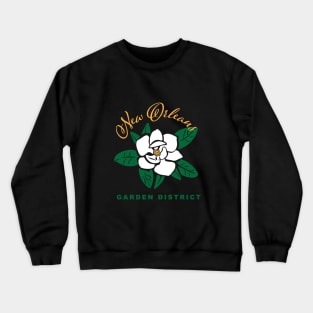 Garden District Yellow and green Crewneck Sweatshirt